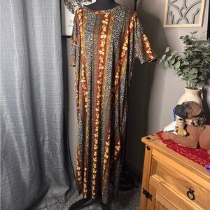 storyteller Striped Maxi Dress